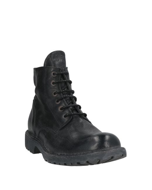 Moma Black Ankle Boots Leather for men