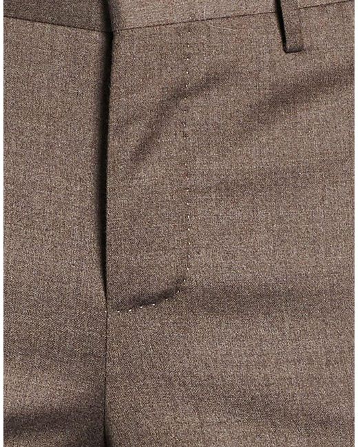PT Torino Gray Pants Virgin Wool, Elastane for men