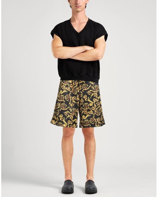 Versace Jeans Couture Yellow Shorts & Bermuda Shorts for men