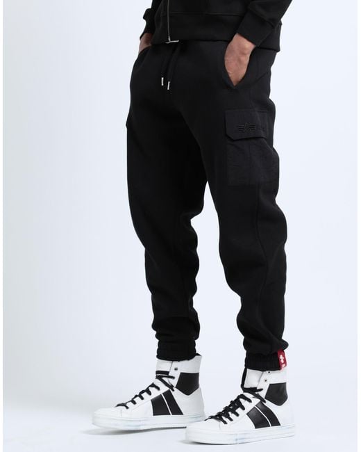 Alpha Industries Black Trouser for men
