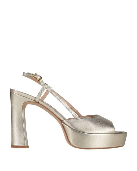 Unisa White Sandals Leather