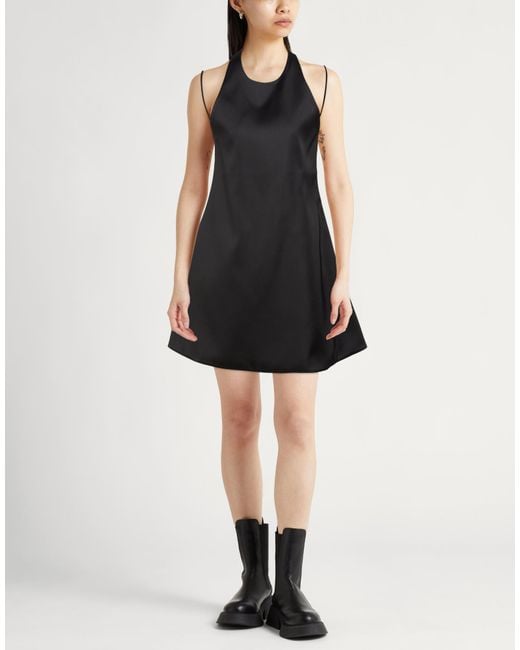 ViCOLO Black Mini Dress Polyester, Elastane
