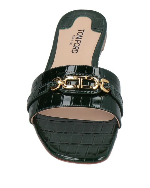 Tom Ford Green Sandals