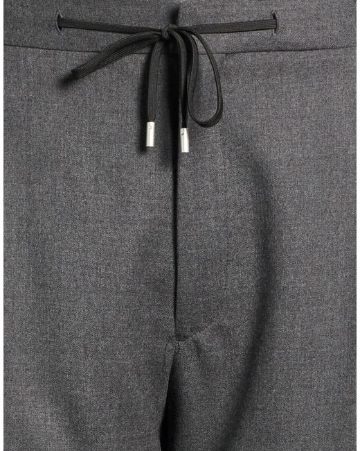 Lardini Gray Pants Wool, Elastane for men