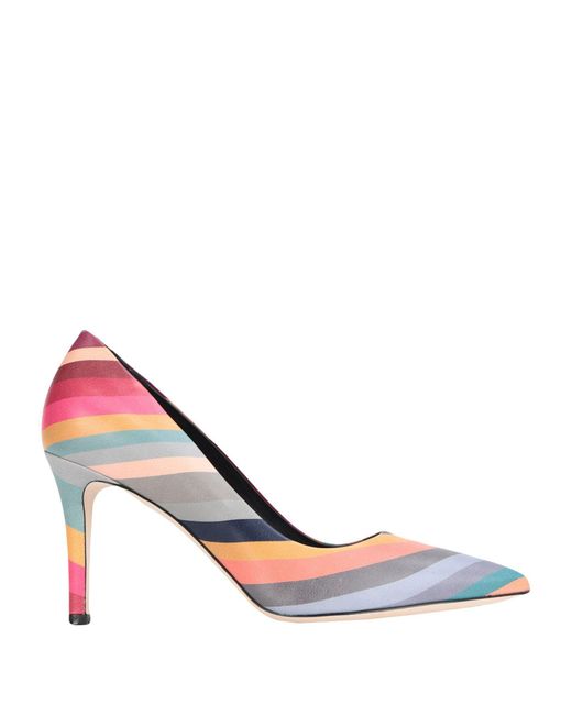 Paul Smith Multicolor Blanche Swirl Court Shoes