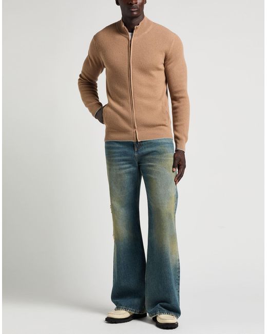Fedeli Pink Light Cardigan Cashmere for men
