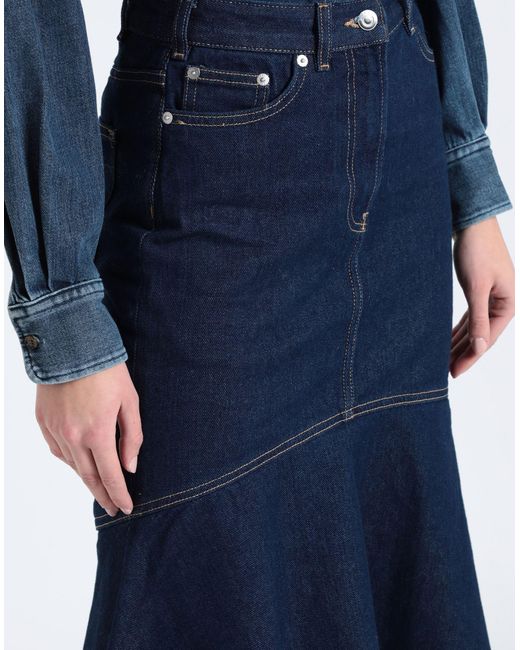 ARKET Blue Denim Skirt