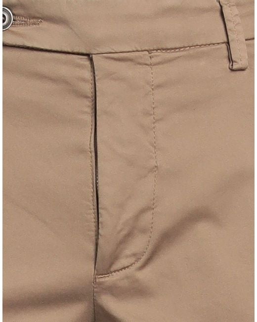 Paoloni Natural Pants Cotton, Elastane for men