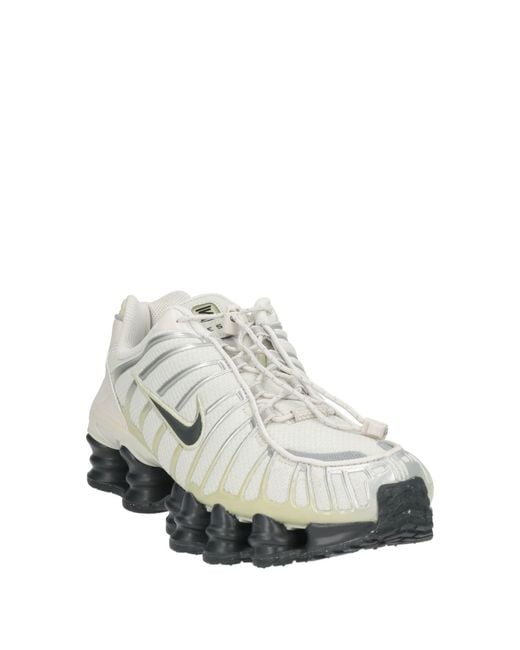 Nike White Light Sneakers Textile Fibers