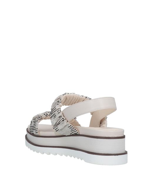Laura Biagiotti Sandals in Ivory (White) | Lyst
