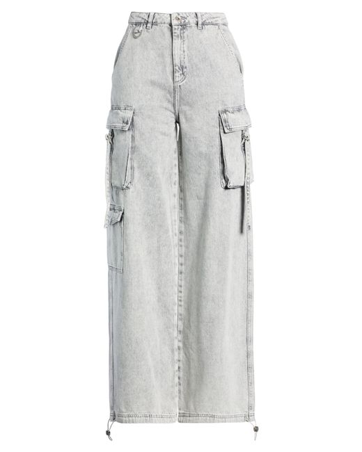 Patrizia Pepe Gray Jeans Cotton