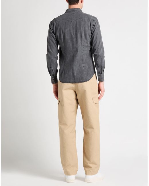 Camisa vaquera Xacus de hombre de color Gray