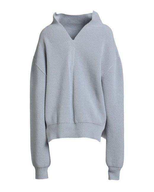 Rick Owens Blue Turtleneck