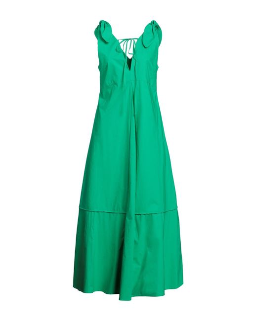 Erika Cavallini Semi Couture Green Maxi Dress