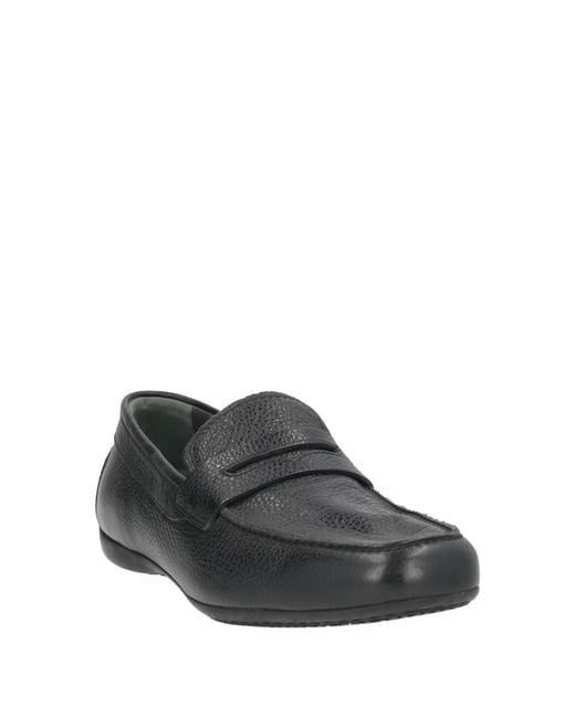 Moreschi Gray Midnight Loafers Leather for men