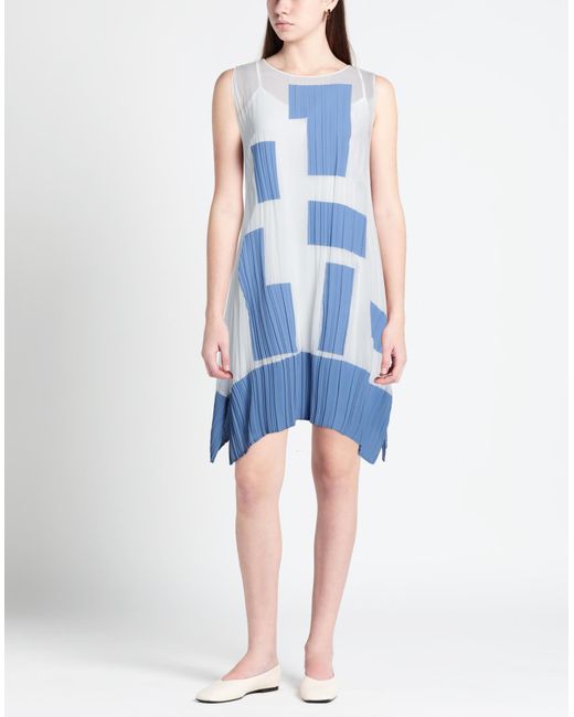 Pierantonio Gaspari Blue Midi Dress