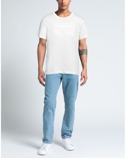 Camiseta Dolce & Gabbana de hombre de color White