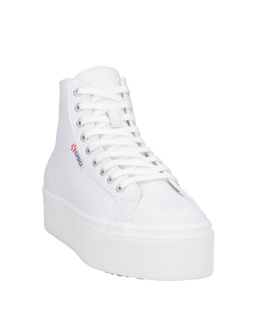 Superga White Trainers