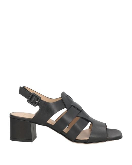 Luca Grossi Black Sandals