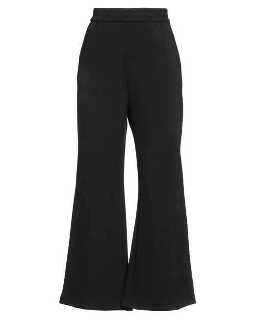MEIMEIJ Black Pants Rayon, Polyester, Elastane