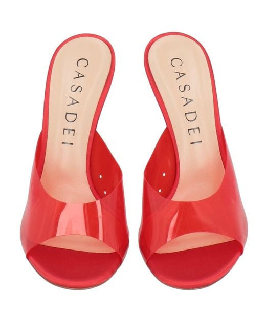 Casadei Red Sandals