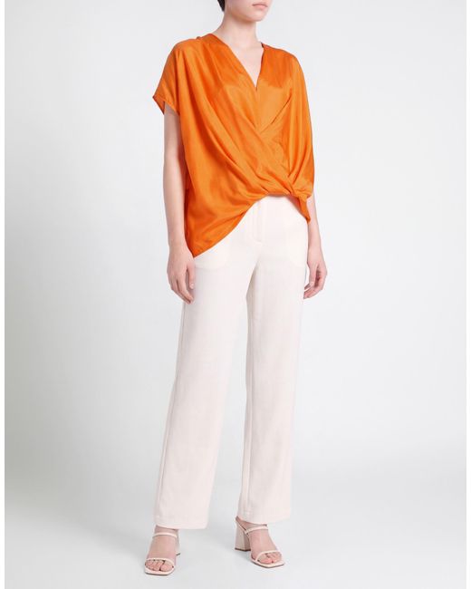 Pierantonio Gaspari Orange Top Silk