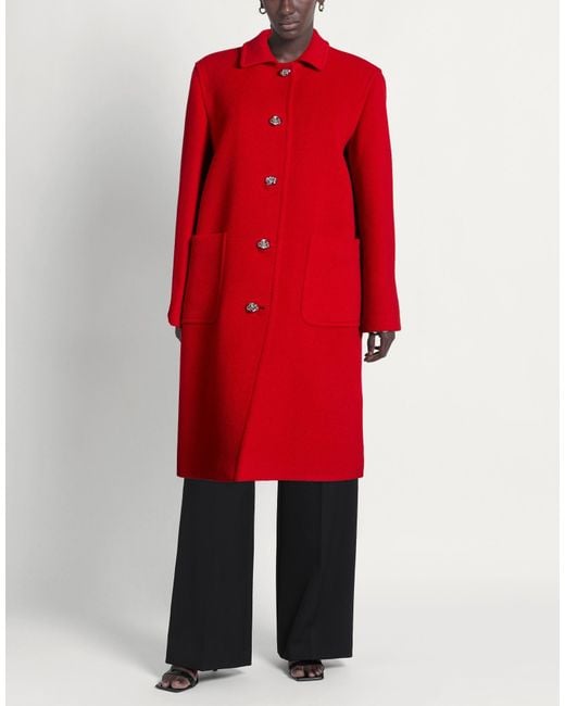 Tagliatore Red Coat Virgin Wool, Mohair Wool