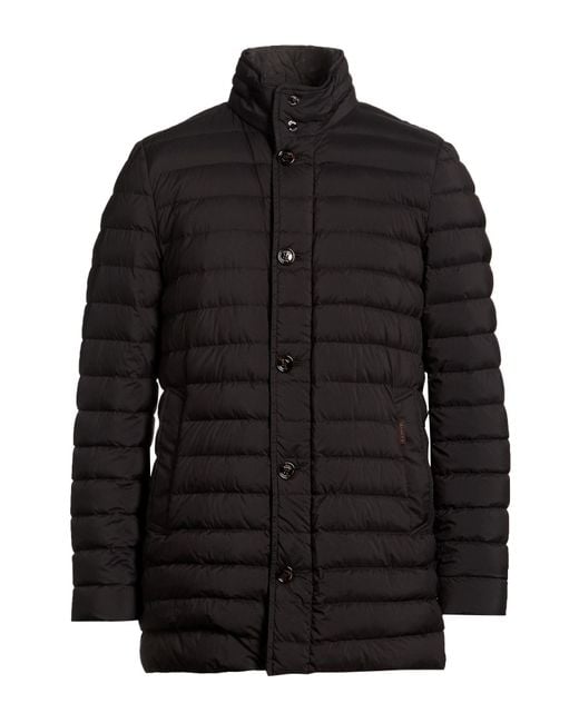 Moorer Black Puffer Polyamide, Polyurethane for men