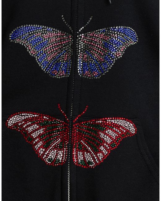 5 PROGRESS Black Sweatshirt Cotton, Polyester