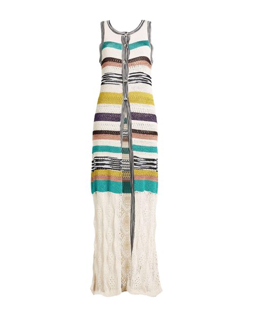 Missoni White Cardigan Silk, Cupro, Synthetic Fibers, Viscose, Polyester