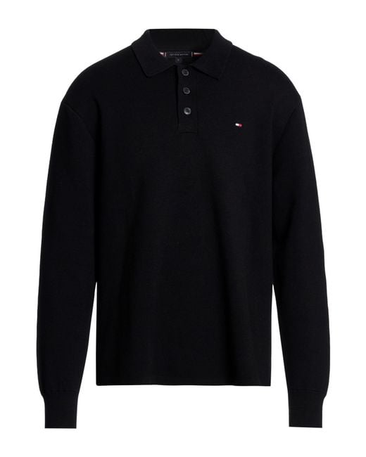 Tommy Hilfiger Blue Sweater Cotton, Modal, Polyamide, Elastane for men