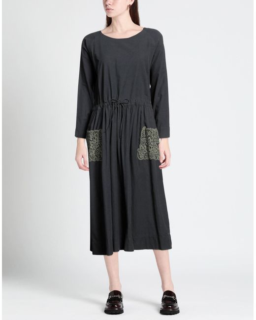 Soho De Luxe Black Midi Dress