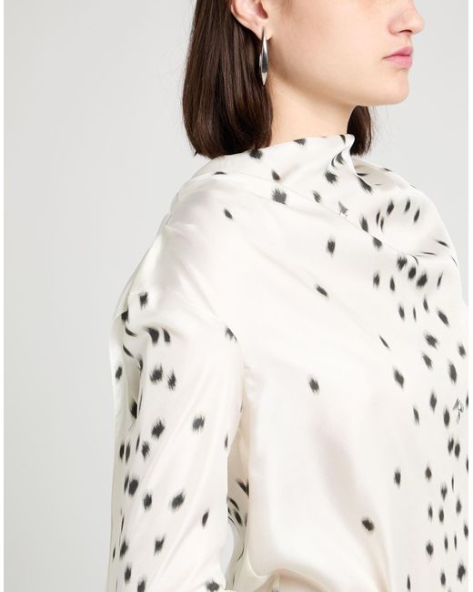 Rochas White Top Silk
