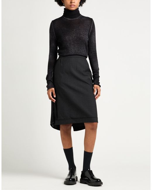 Riccardo Forconi Black Turtleneck Cashmere