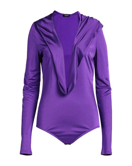 Versace Purple Bodysuit
