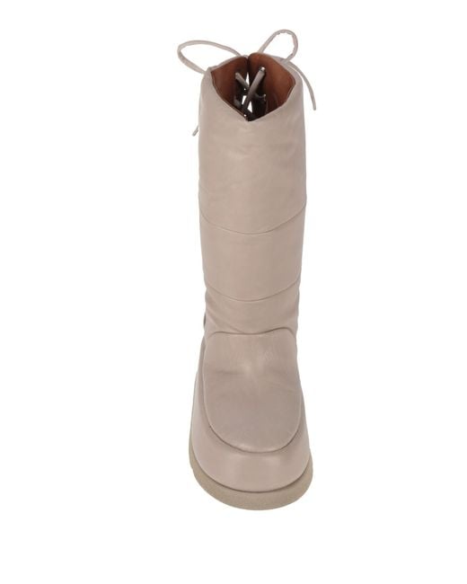 Marsèll Gray Boot Calfskin