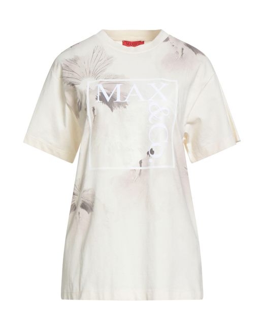 MAX&Co. White T-Shirts