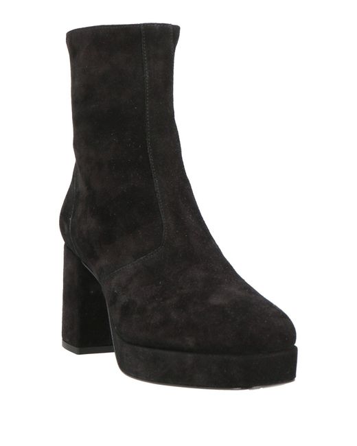 Free Lance Black Ankle Boots Leather
