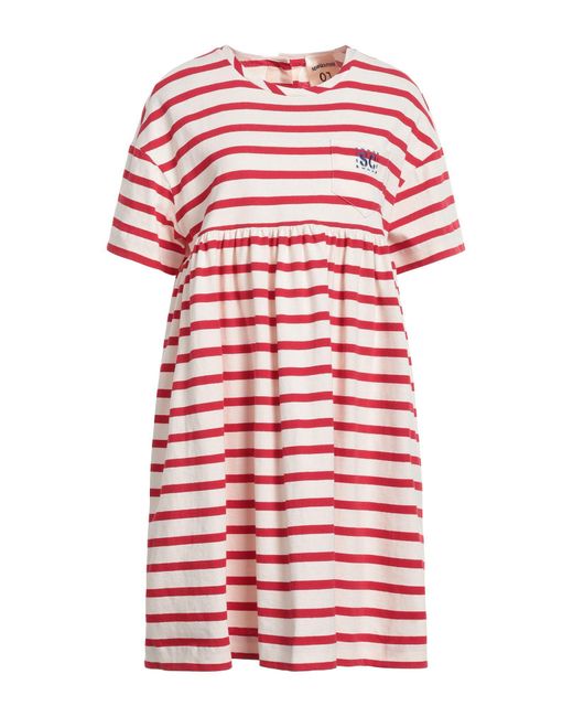 Semicouture Red Mini-Kleid