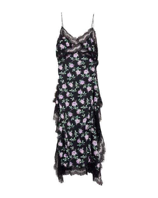 MSGM Black Maxi Dress Polyester