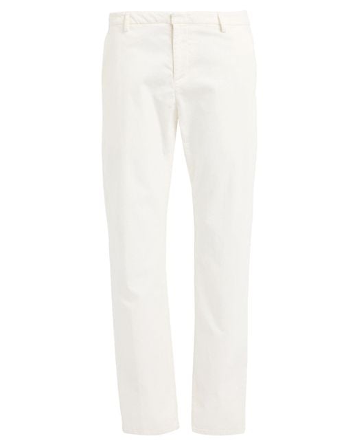 Dondup White Trouser for men