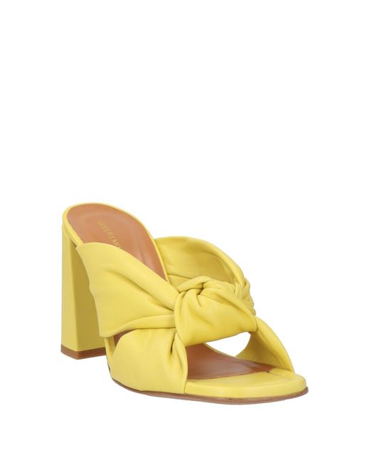 Guglielmo Rotta Yellow Sandals