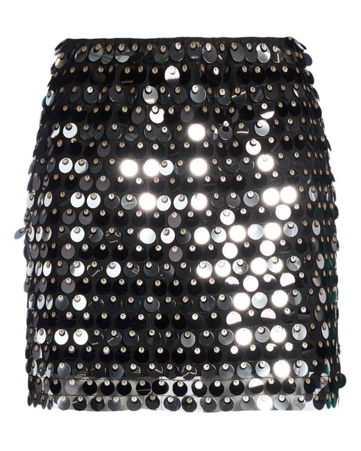 Gaelle Paris Black Mini Skirt Polyester