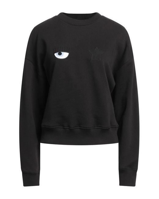 Chiara Ferragni Black Sweatshirt