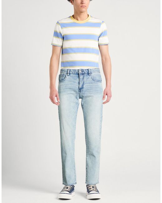 ARMANI EXCHANGE Blue Jeans Cotton, Elastane for men