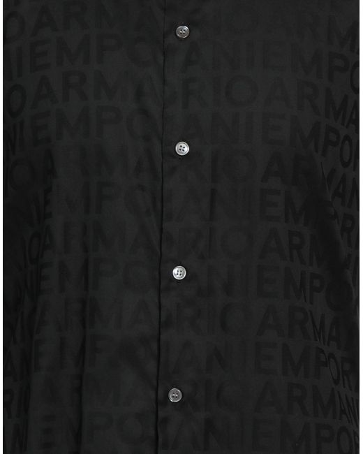 Camisa Emporio Armani de hombre de color Black