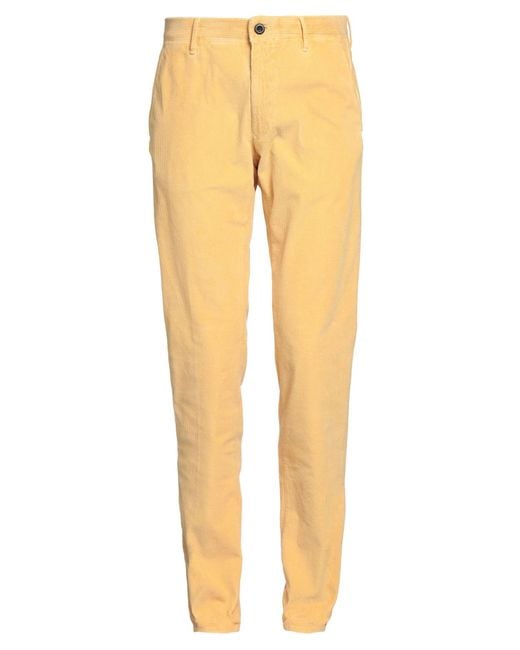 Pantalone di Incotex in Yellow da Uomo