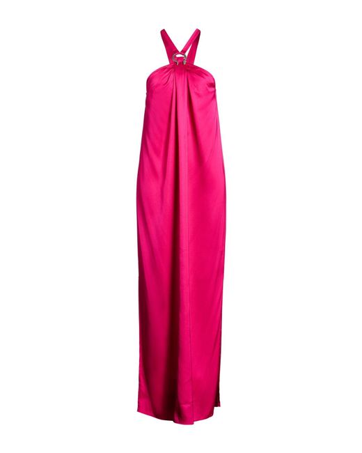 8pm Pink Fuchsia Maxi Dress Viscose