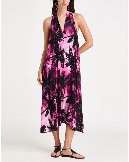 Yes London Purple Midi Dress