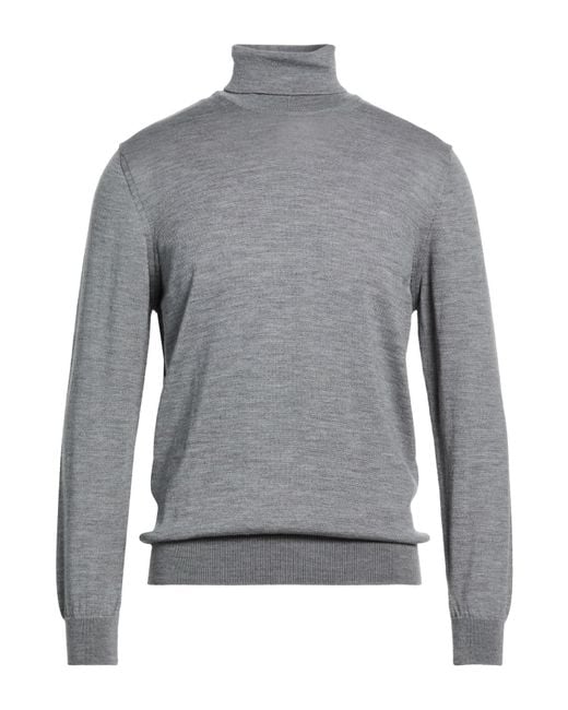 CHESTER TAYLOR London Gray Turtlenecks for men